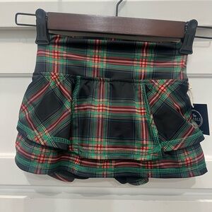 Plaid Skirt with Pockets